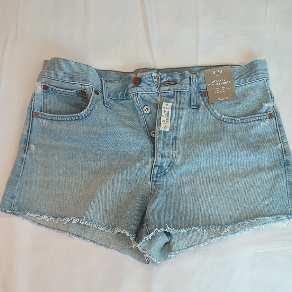 Madewell Blue Jean Shorts Classic Summer Style